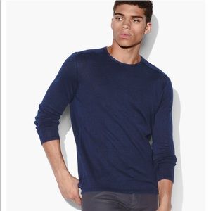 John Varvatos Acid Wash Crew Neck